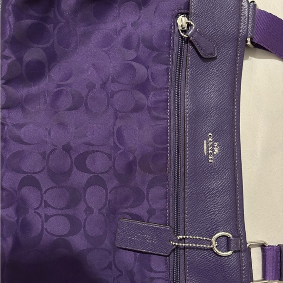 Coach Rich Purple Shoulder Bag - Picture 2 of 4